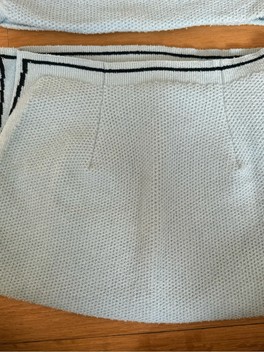 Jacquemus Sorbetto Blue Matching Skirt And Top Set